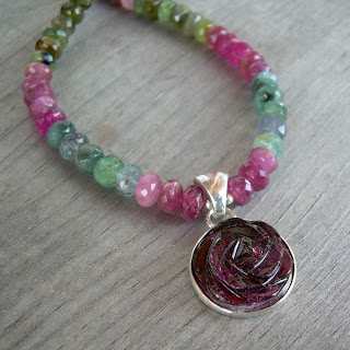 pink tourmaline flower