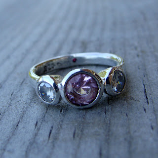 pink tourmaline ring