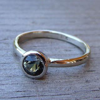 green sunstone ring