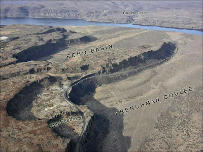 Frenchman Coulee Aerial View.