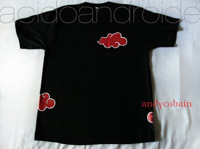 Acido Androide Remeras Pintadas Mano Akatsuki Shirt Acido Androide Remeras Pintadas Mano Akatsuki Shirt