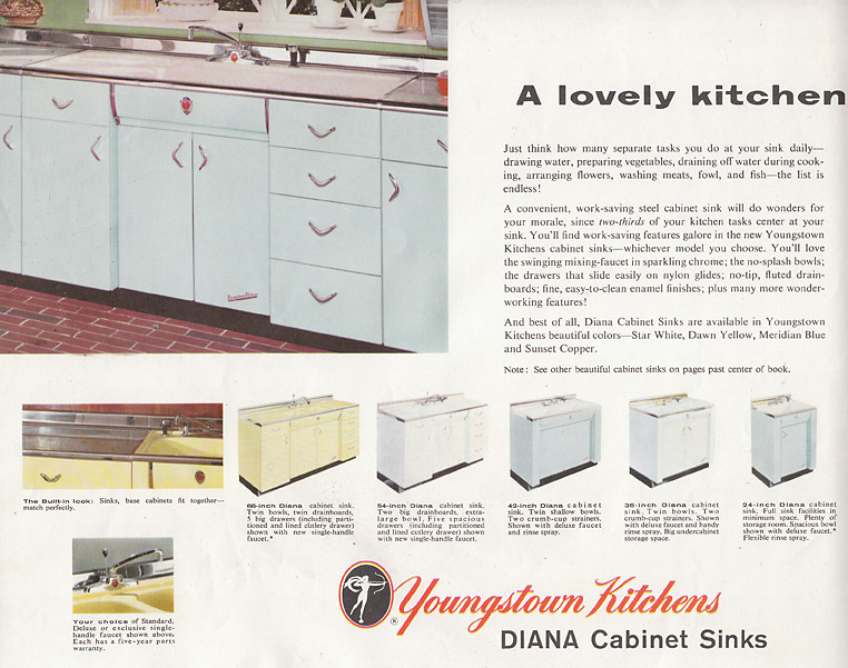 Vintage Goodness 1 0 Vintage Youngstown Steel Kitchen Cabinet Brochures