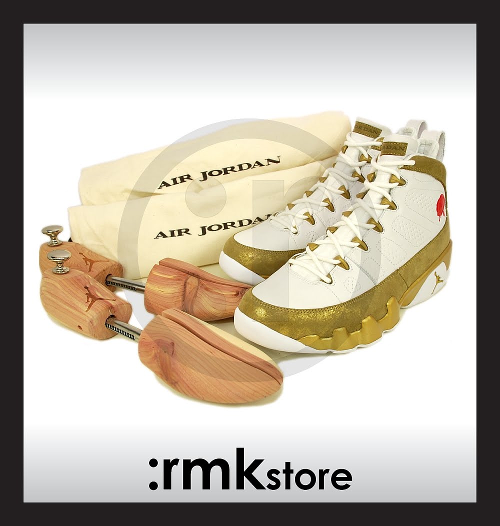 Nike Air Jordan 9 IX Retro Premio Bin 23 White Gold 410917-101
