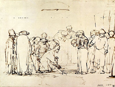 such as Christ and the Woman Taken in Adultery above such as Christ and the Woman Taken in Adultery above