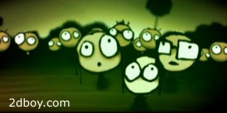 World of Goo: crowd scene