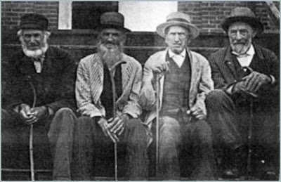 Here I am waiting with three of my friends