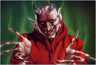 This is NOT an accurate picture of how Satan comes to us