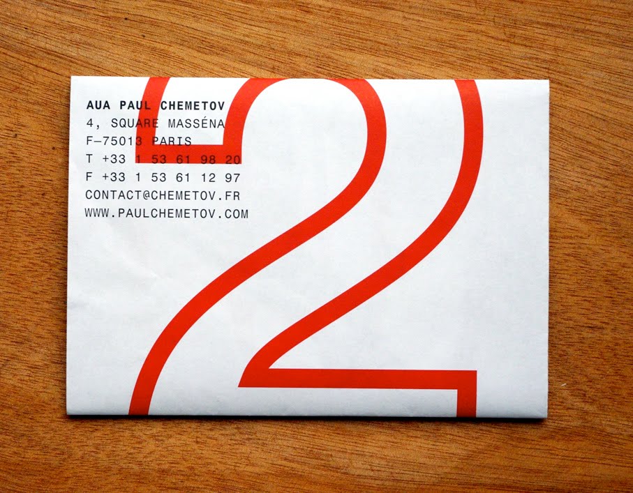 new years card for the architecture agency auapaul chemetov