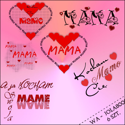 Kartki mikołajkowe Scrapki i grafika , instrukcje psp i blogger: WA3 - Dzień matki