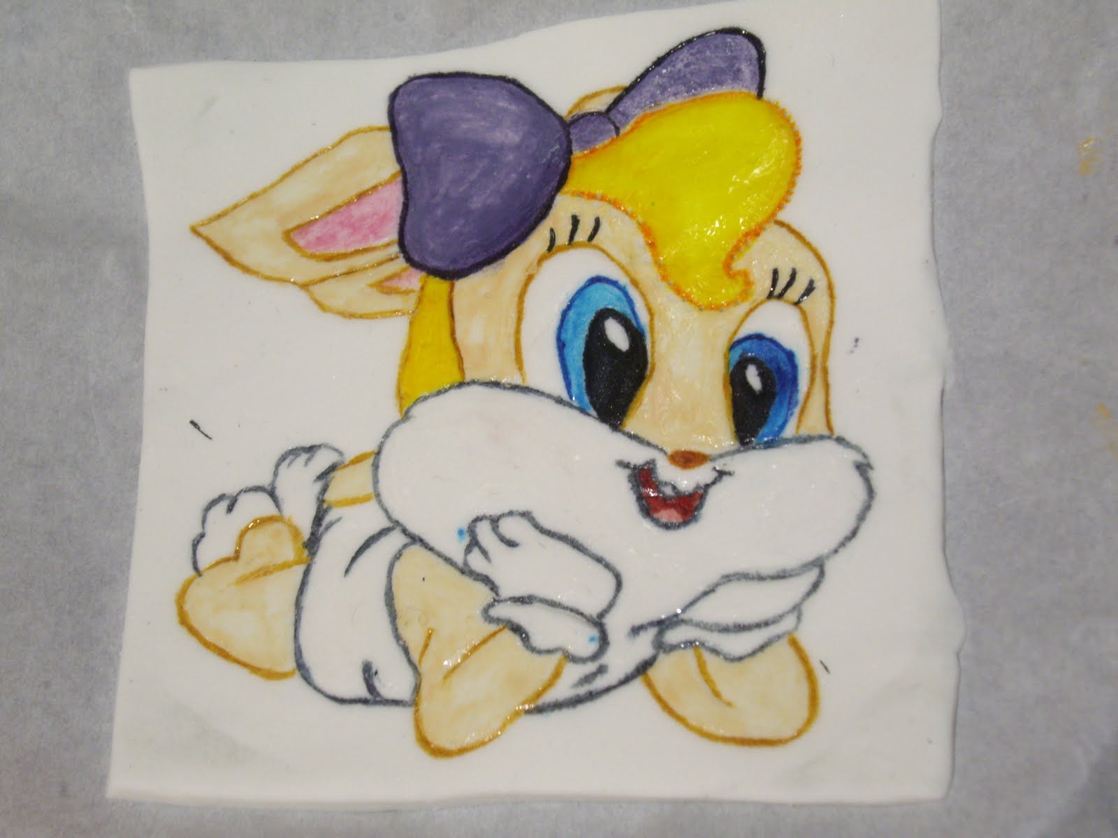 dibujo de lola bunny bebe para colorear