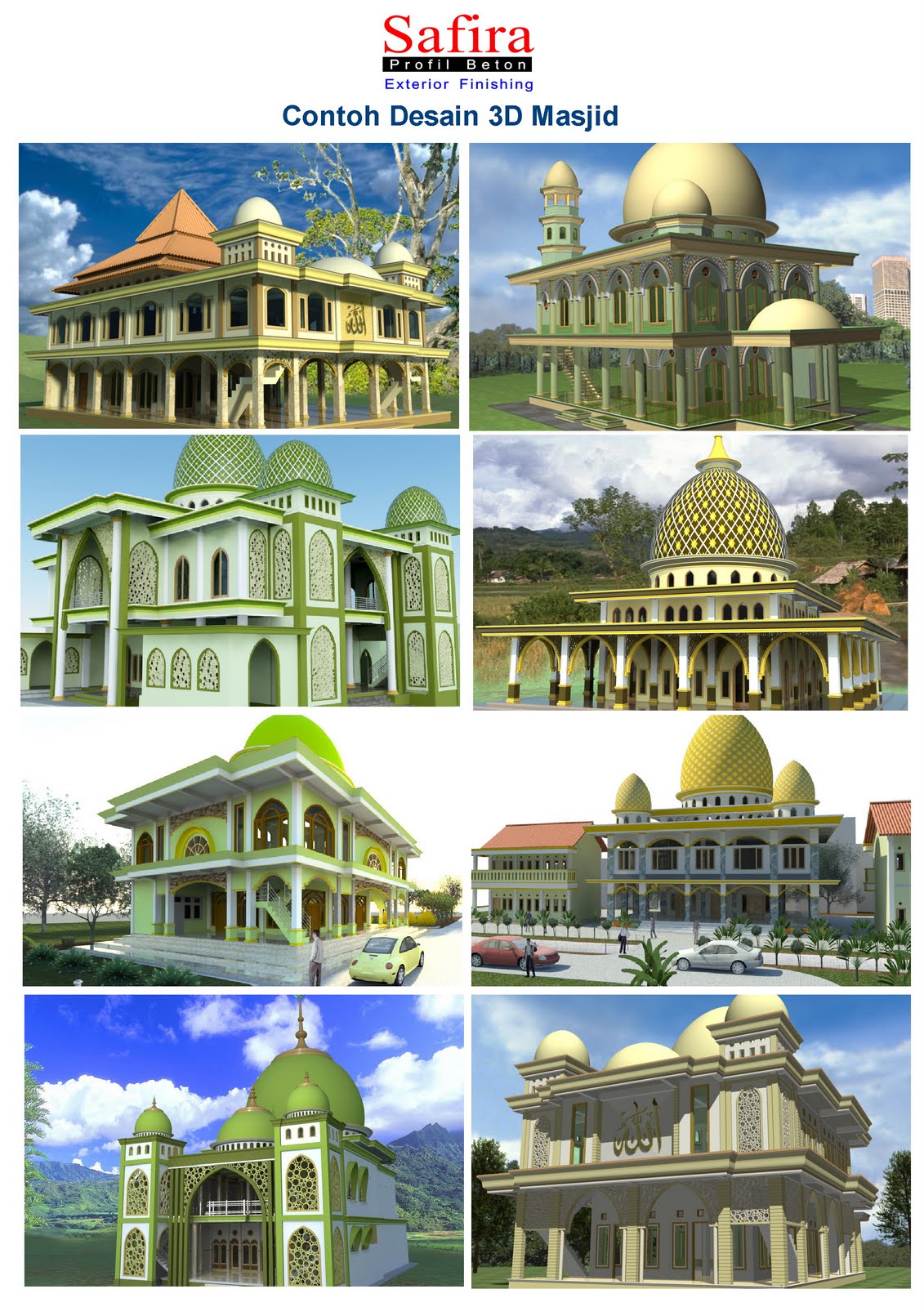 Safira Profil Beton Design Masjid Safira Profil Beton Design Masjid