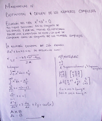 Definiciones Y Origen De Los Numeros Complejos