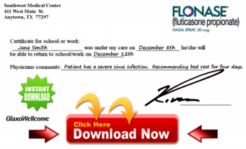 Download a Doctors Excuse.  Click below...