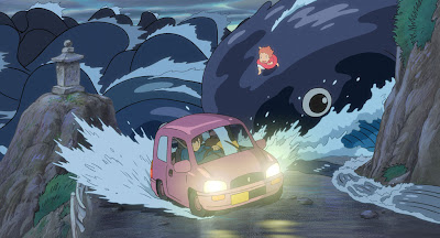 Ponyo on a Cliff by the Sea