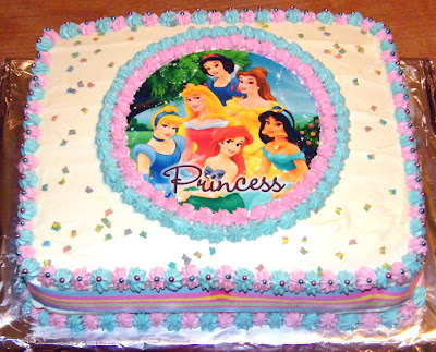 اغراض اميرات دزني  للحفلات >>>> ومفاجاء داخل ** Disney+Princess+birthday+cake