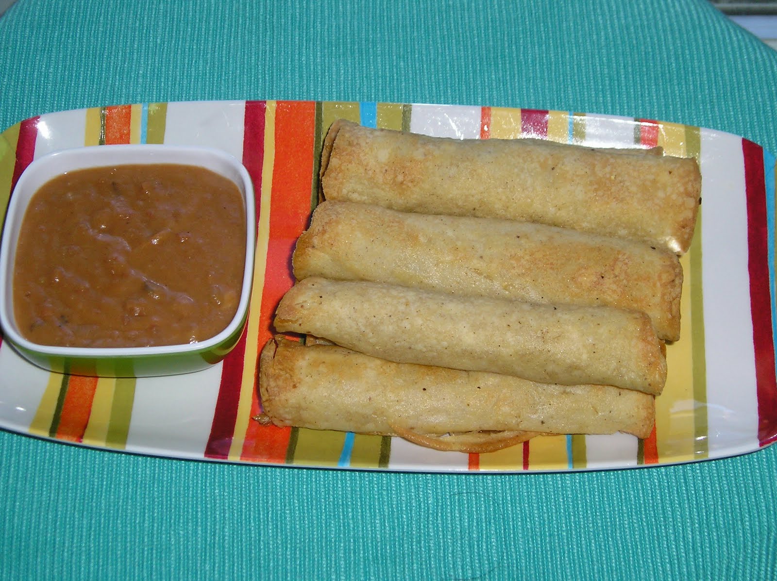 Chicken Taquitos with Bean Dipping Sauce Edesia's Notebook