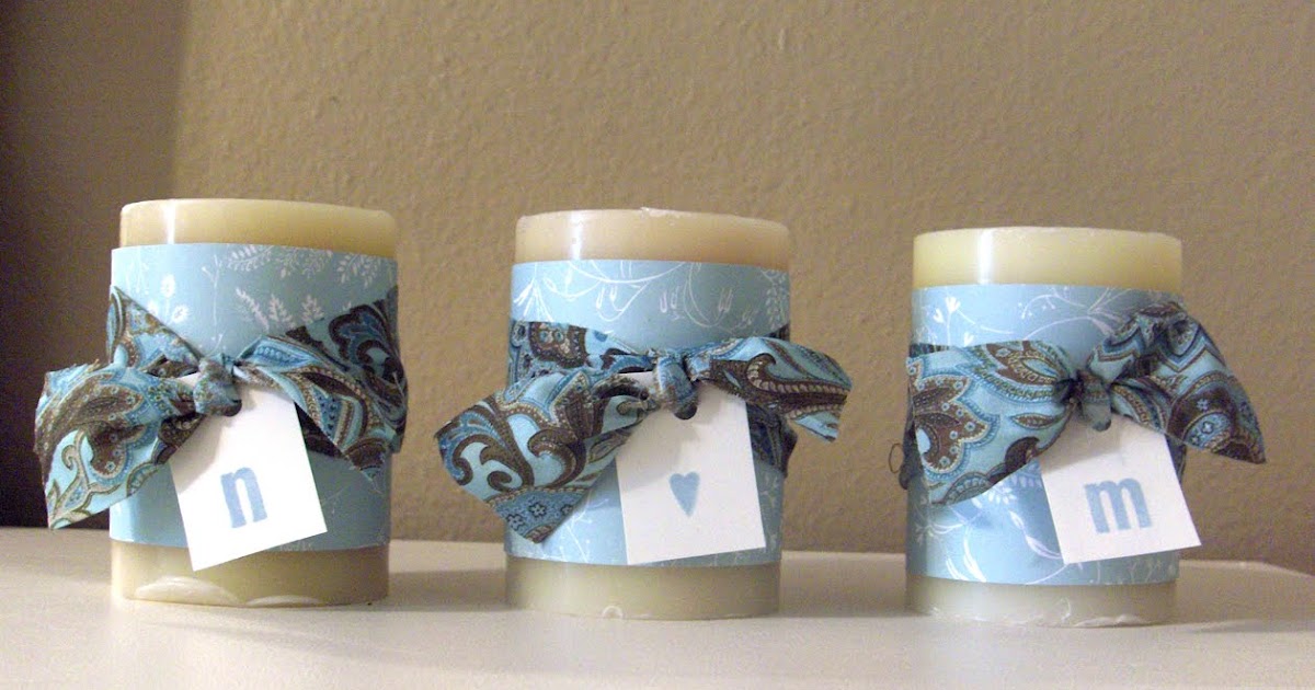 Yay, I Made It! Candle Wraps