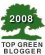 top green blooger 2008 logo