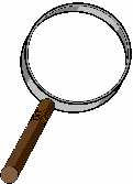a magnifying glass