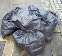 Black rubbish bags