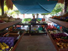 Produce market in Akumal