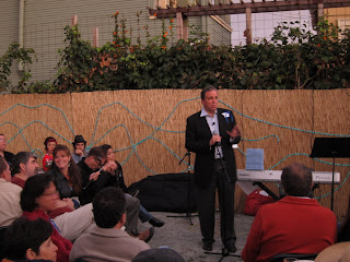 Michael Dake, el pasado 14 de agosto, participando en un acto organizado para recaudar fondos para un estudio clínico sobre la CCSVI