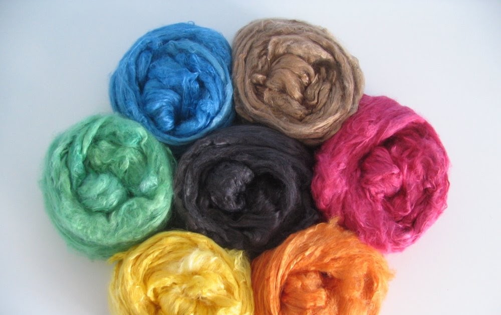 Wind Rose Fiber Studio How to Dye Soy Silk Roving The Method I Use