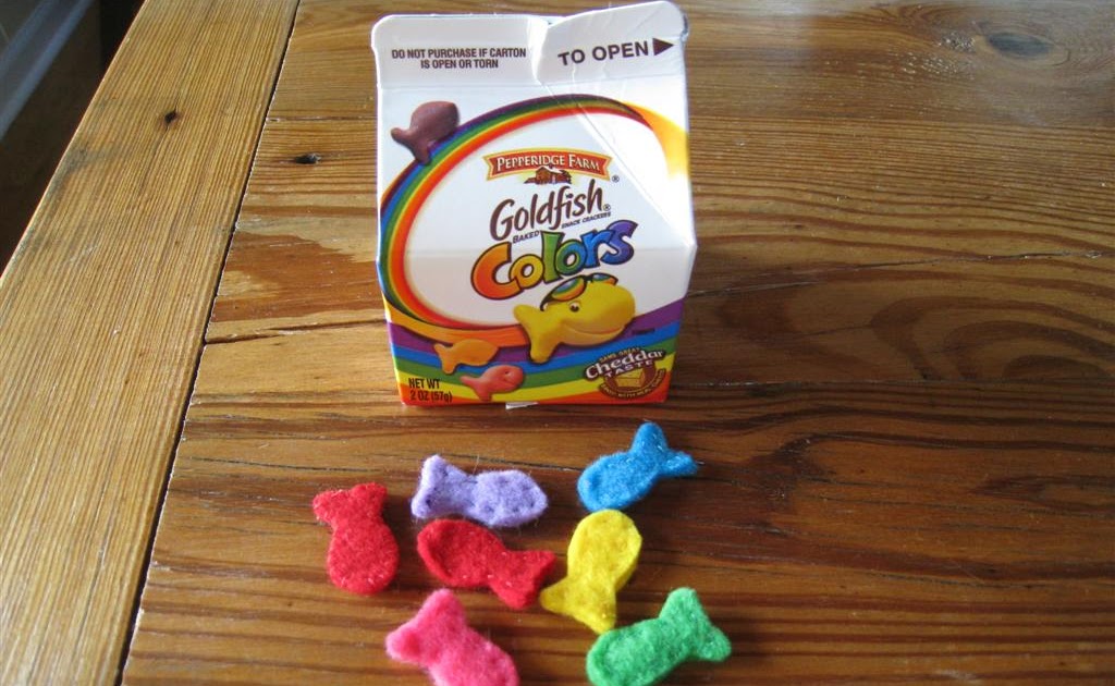 Chasing Cheerios Rainbow Felt Goldfish