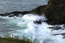 Waves Crashing On The Cliffs
