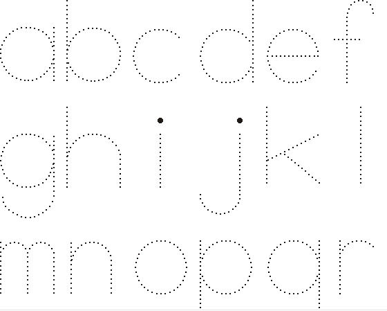 Alphabet Tracing Letters