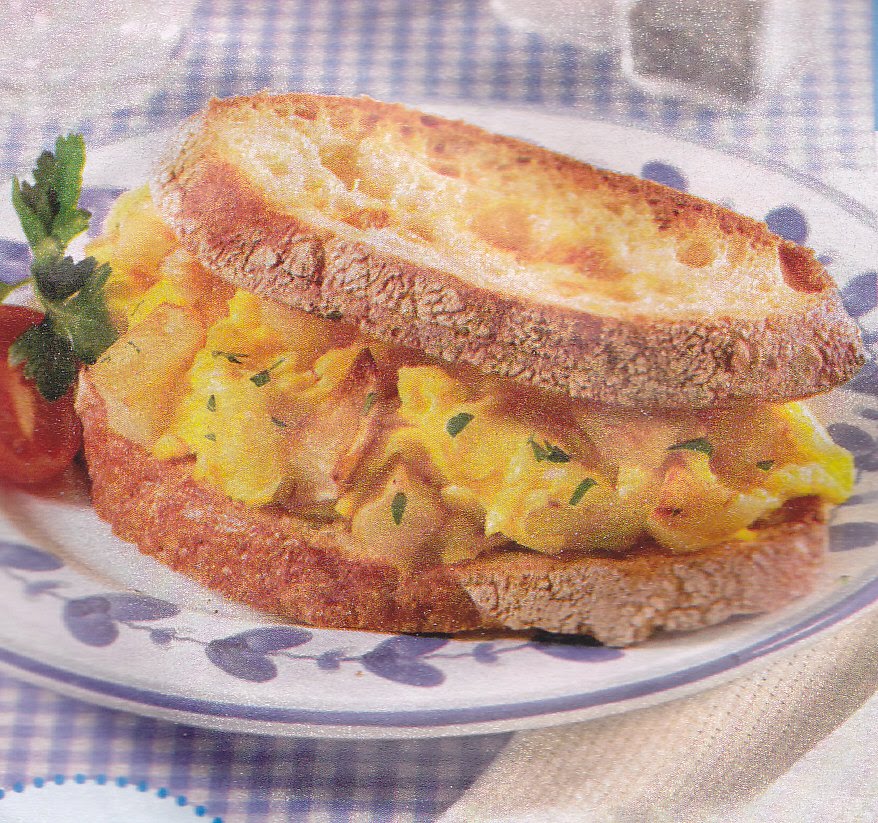 The Homemade Way Potato and Egg Sandwich