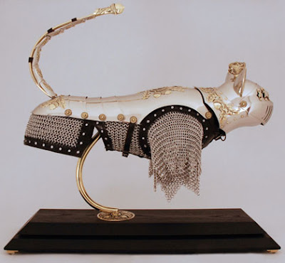 Knightly armour for a cat