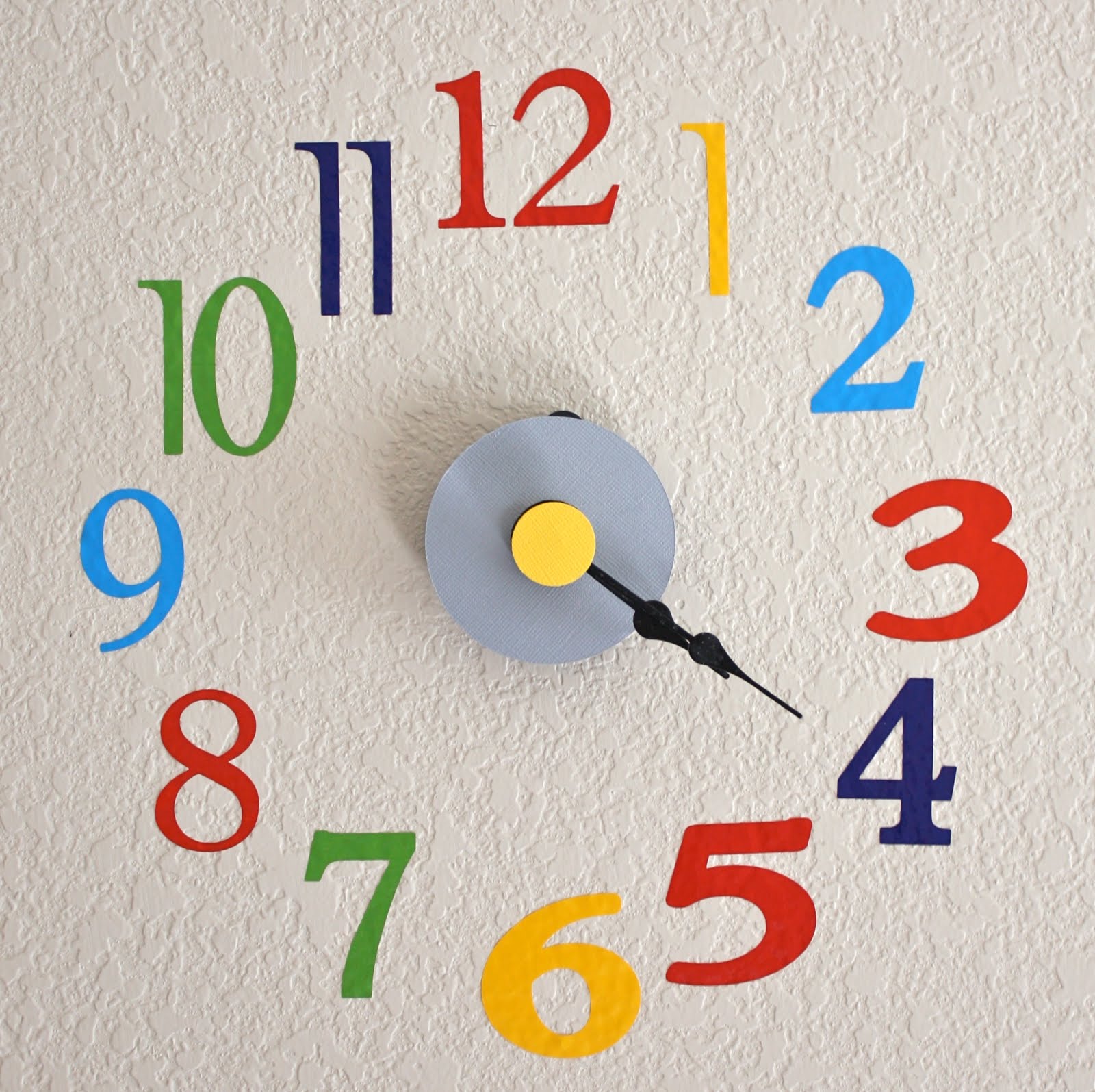 christina williams DIY Vinyl Wall Clock