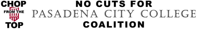 No Cuts for Pasadena City College Coalition