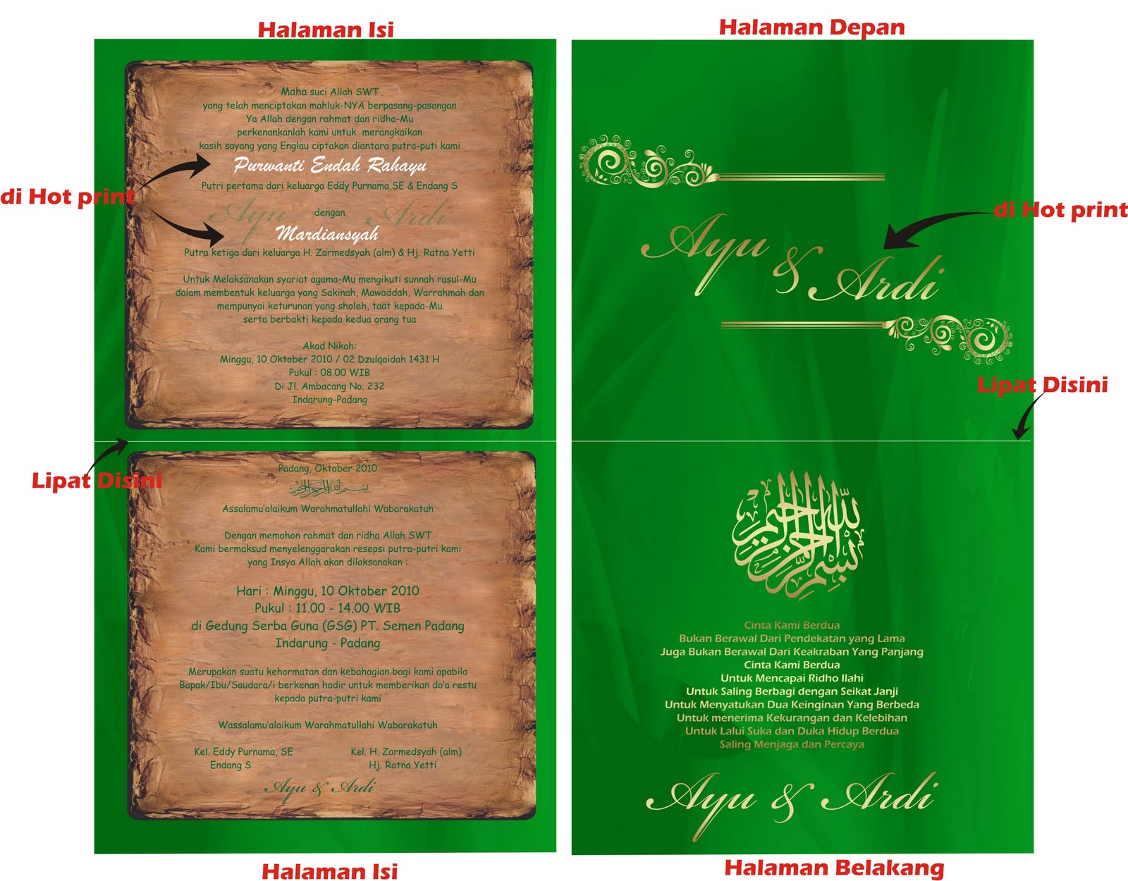 AK Grafika Undangan Full color