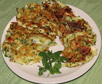 zucchini-feta pancakes