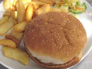 Hamburgare med bröd