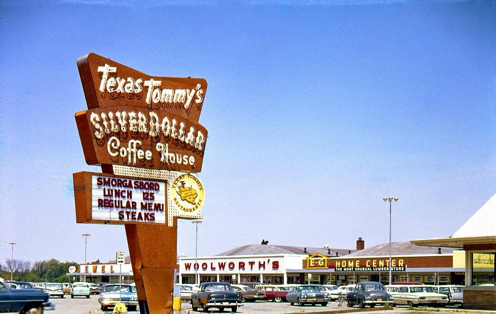 Pleasant Family Shopping Jewel Downers Grove, IL Early 1960's