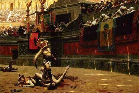 critique on pollice verso Pollice verso -- with a turned thumb poster this vintage print features a roman gladiator, with his defeated opponent, as the crowd gives the thumb down original is titled, “pollice verso”, by jean-léon gérôme, 1872. critique on pollice verso Pollice verso -- with a turned thumb poster this vintage print features a roman gladiator, with his defeated opponent, as the crowd gives the thumb down original is titled, “pollice verso”, by jean-léon gérôme, 1872.