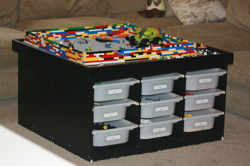LEGOテーブル IKEAの収納ボックス TROFAST/トロファスの意外な活用法 NAVER まとめ