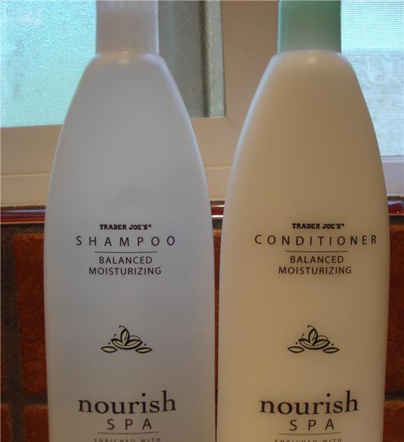 hi Product ReviewTrader Joe's Nourish Spa Shampoo and Conditioner