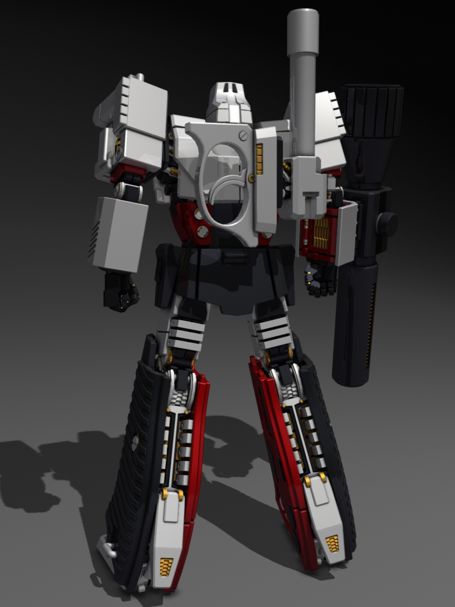 none more black g1 megatron work in progress renders simple work resume