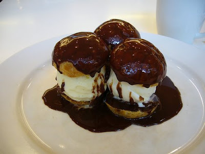 Profiterolles al Chocolate