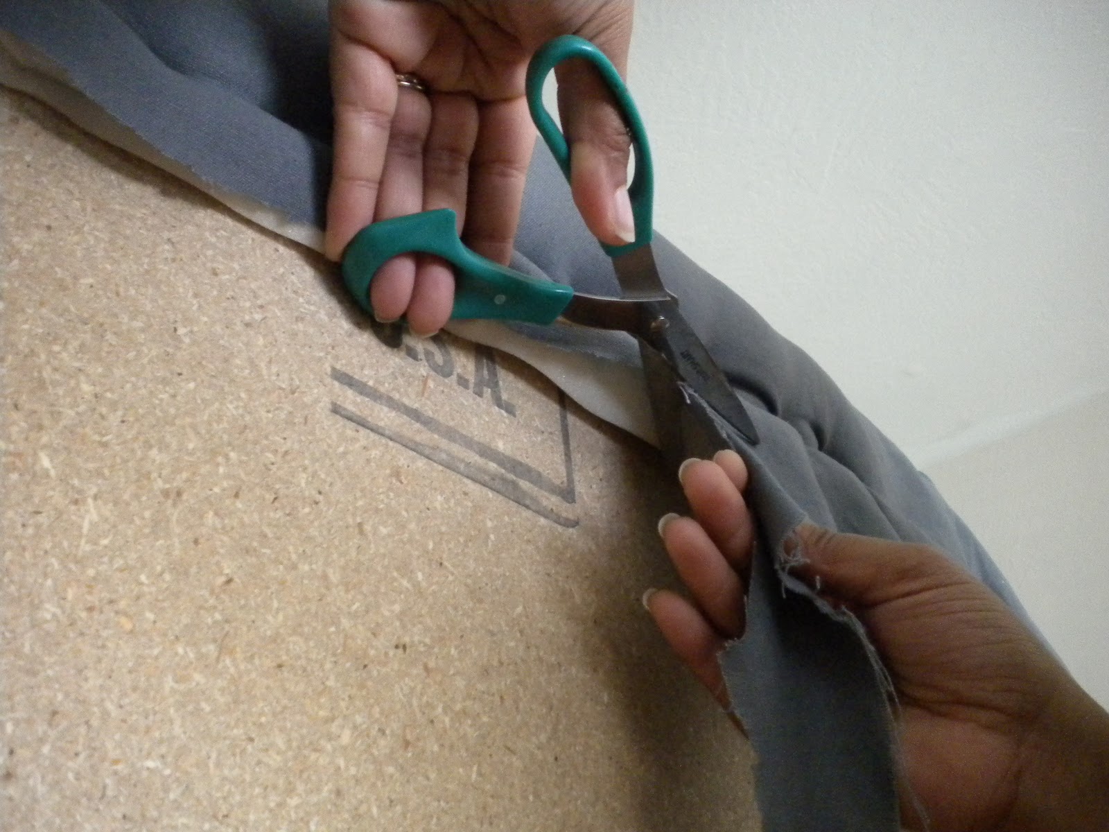 Our DIY Headboard Done Home Depot Center