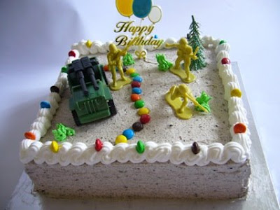 Army Birthday Cakes on Happy Flour  Army Soldier Birthday Cake