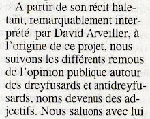 Extraits de la revue de presse du "Dreyfus" (articles entiers sur blog ci-dessus)