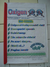 Coperta primului numar al revistei "Oxigen"