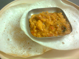 Aapam & vada curry