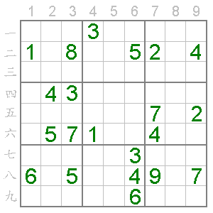 數獨_解題難易度分級_28