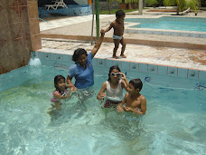 Reyna & kids at local pool